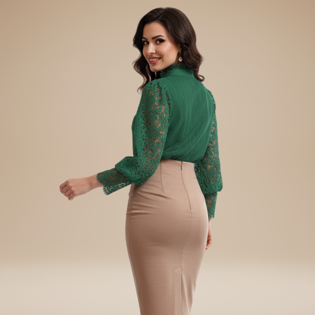 Anita | Blusa Ricamata da Donna con Dettagli Preziosi