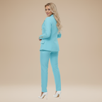 Evelina | Completo Elegante Donna Blazer e Pantaloni dal Taglio Lineare
