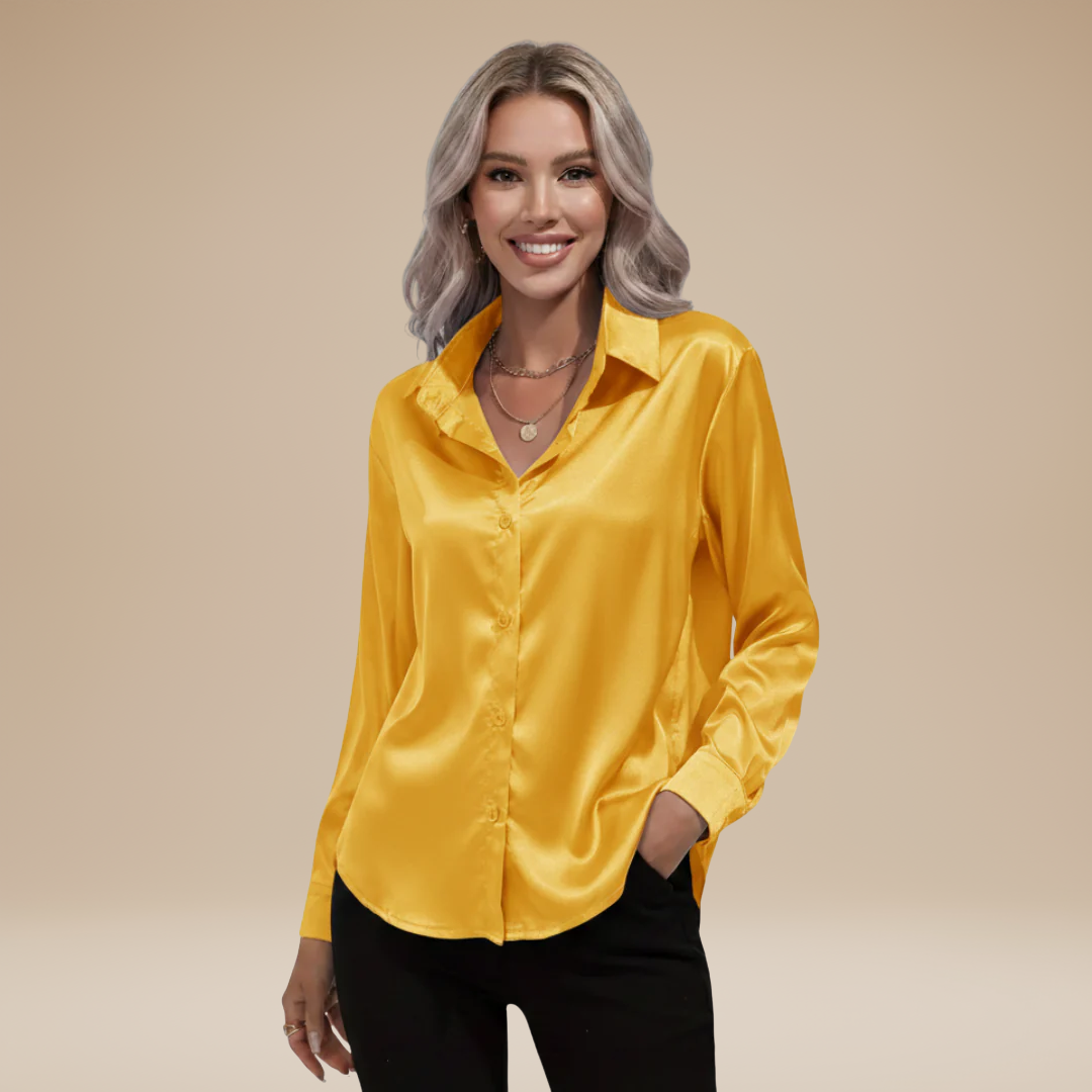 Camicia Clara in Satin: Eleganza Chic e Stile Raffinato