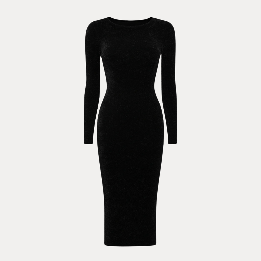 Marcella | Elegante Abito Aderente in Velluto