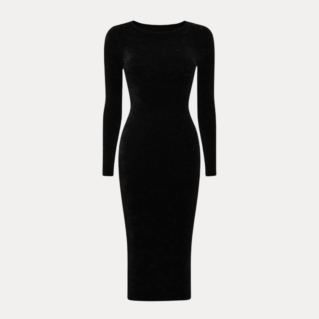 Marcella | Elegante Abito Aderente in Velluto