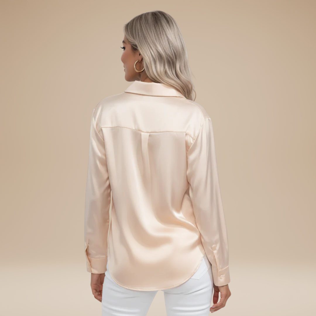 Camicia Clara in Satin: Eleganza Chic e Stile Raffinato