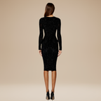 Marcella | Elegante Abito Aderente in Velluto