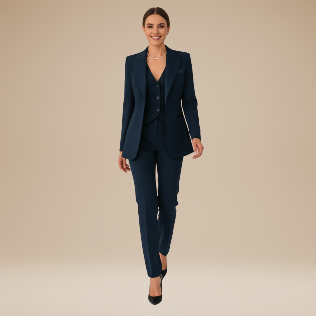 Teresa | Elegante Tailleur 3 Pezzi Sartoriale da Donna