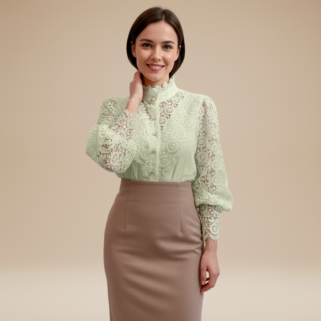 Anita | Blusa Ricamata da Donna con Dettagli Preziosi