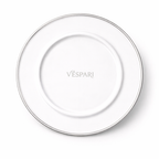 Piatto Piano Vespari “Fiori d’Argento”