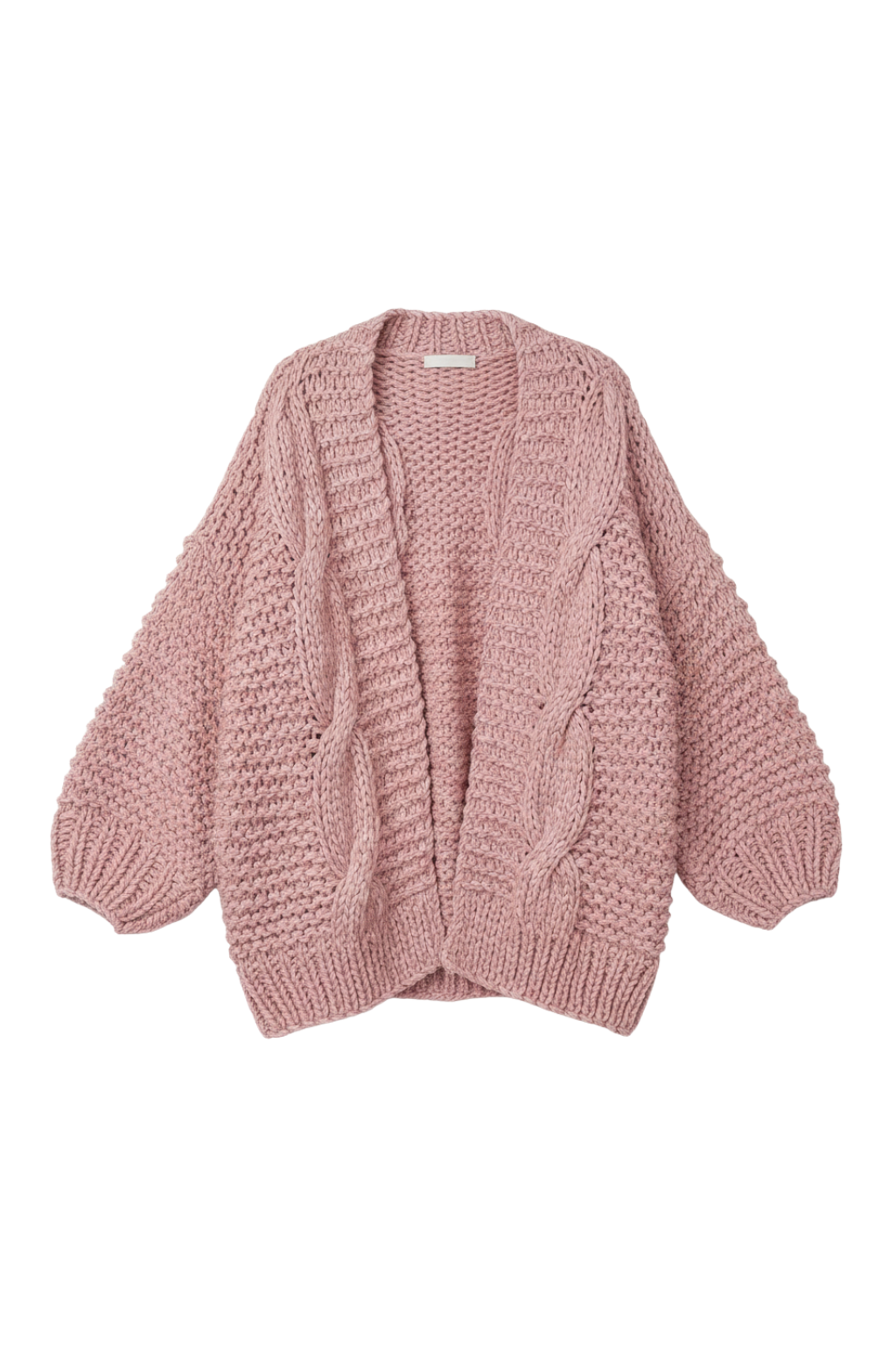 Cardigan da Donna in Maglia Intrecciata