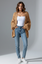 Cardigan da Donna in Maglia Intrecciata