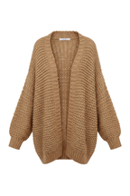 Cardigan da Donna in Maglia Intrecciata