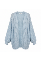Cardigan da Donna in Maglia Intrecciata