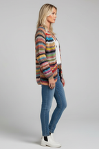 Cardigan in Maglia da Donna Aperto sul Davanti