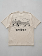 T-Shirt Streetwear "Tevere" — Sabbia Oversize – retro